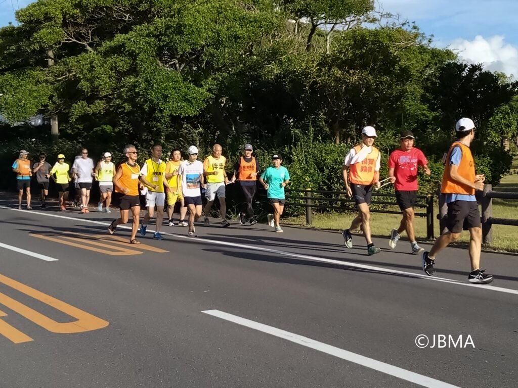 初日の伴走練習